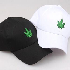 Men Women Baseball Cap Maple Leaves Embroidery Hat